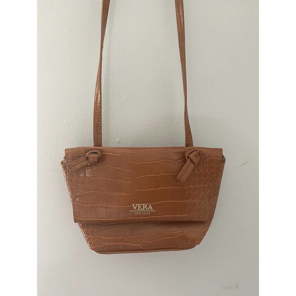Vera Faux Alligator Leather Purse Handbag Crossbody Strap